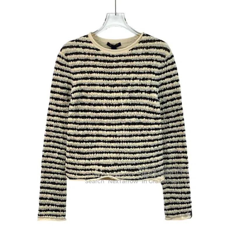 Louis Vuitton Louis Vuitton Striped Knit Sweater for Women . Size L / US 10 / IT 46 - 1 Thumbnail