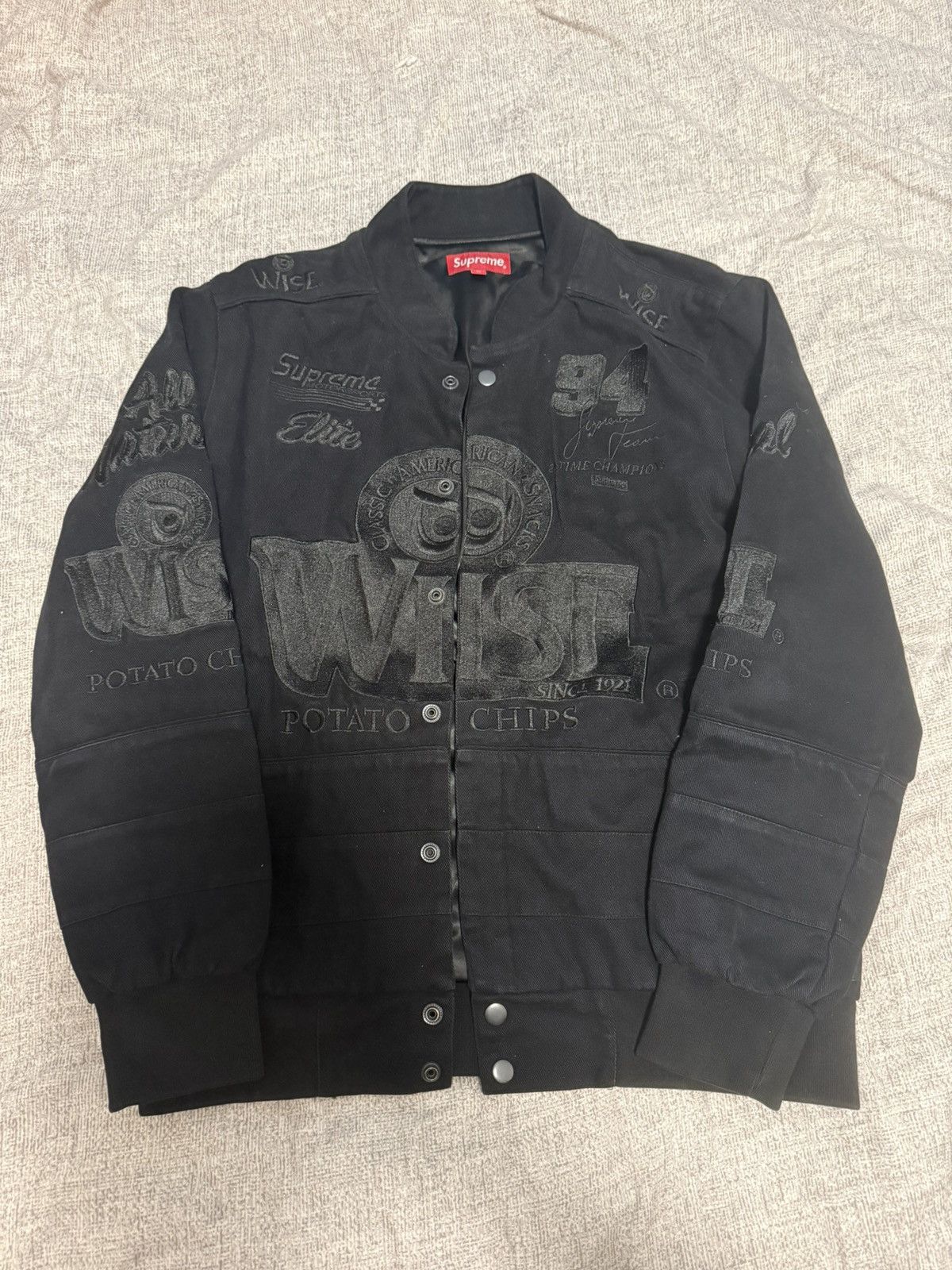 Supreme Supreme Snap Front Twill Jacket | Grailed