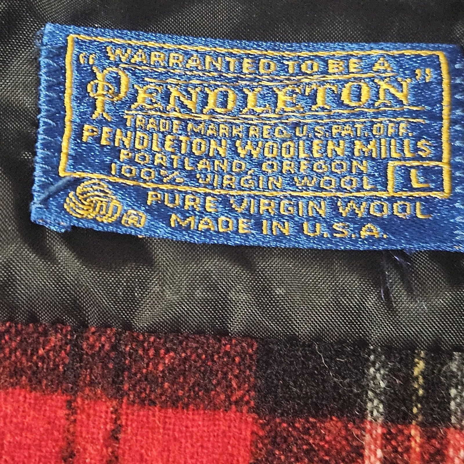 Pendleton 60s Pendleton CLUNY TARTAN Shirt L Wool Flannel USA VTG Size US L / EU 52-54 / 3 - 4 Thumbnail