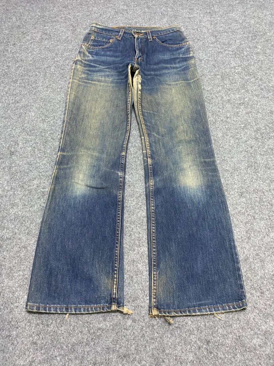 If Six Was Nine Vintage 90s Levis 517 Bootcut Distressed Denim Size US 28 / EU 44 - 3 Thumbnail