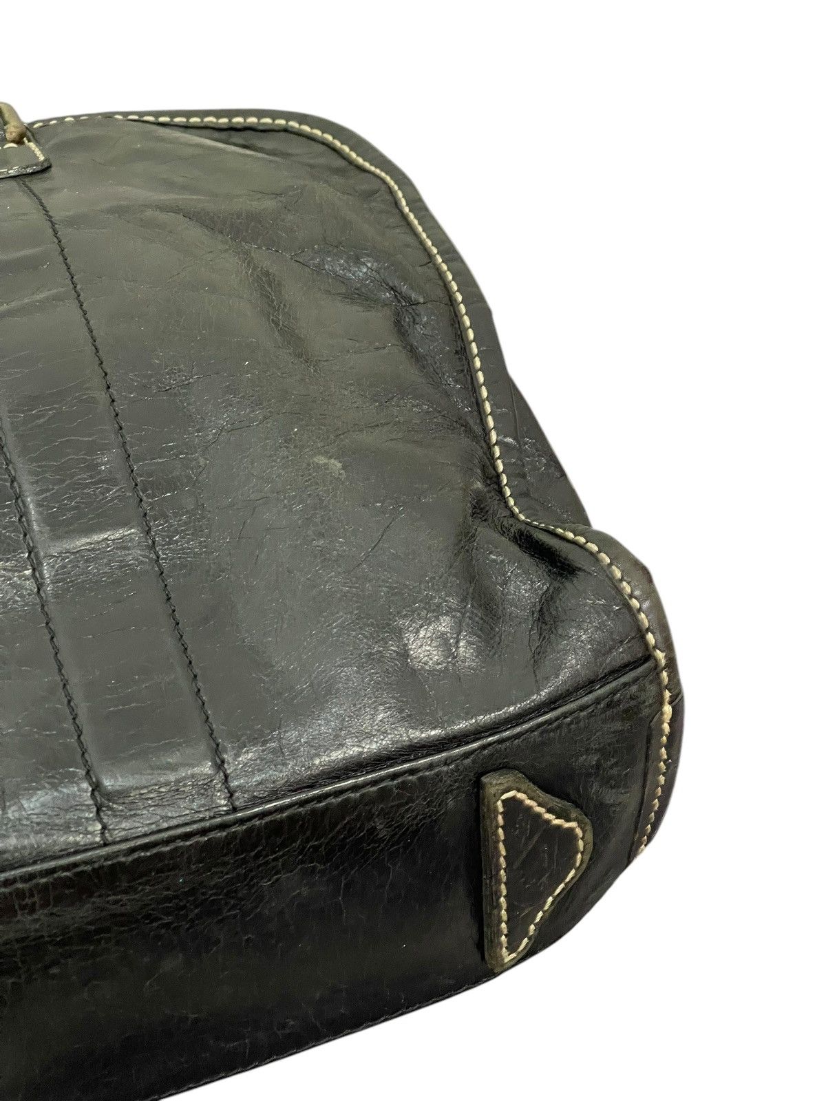 Genuine Leather Full Leather Patina F. Clio Italy Brief Bag 1🟩7 Size ONE SIZE - 13 Thumbnail