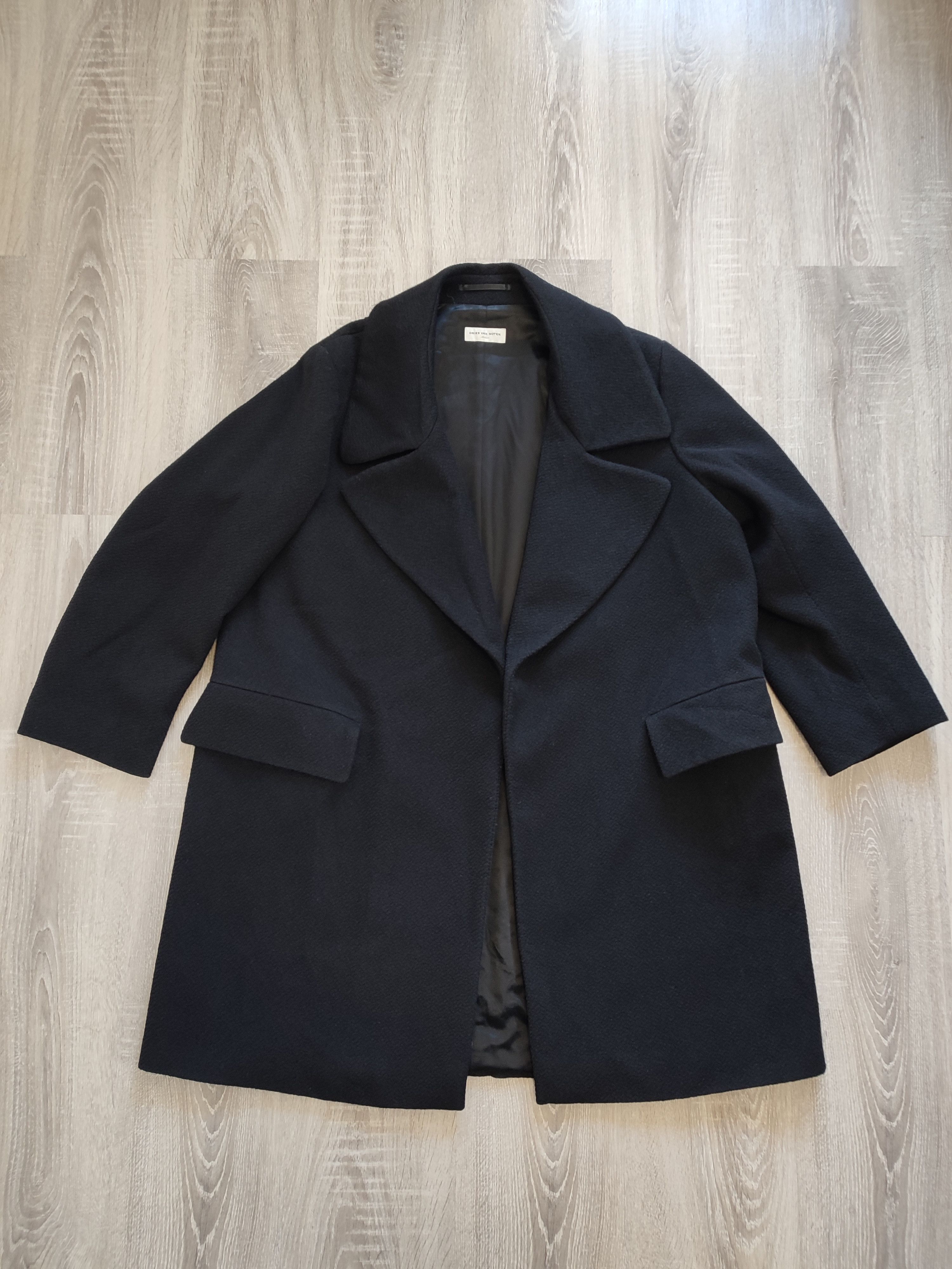 Dries Van Noten Dries Van Noten Black Wool Coat M Size M / US 6-8 / IT 42-44 - 6 Thumbnail
