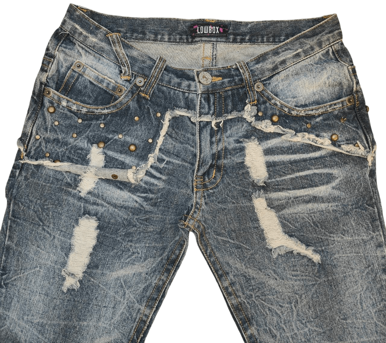 LOWBOX Japanese Lowbox Lowrise Flare Denim Size US 30 / EU 46 - 6 Thumbnail