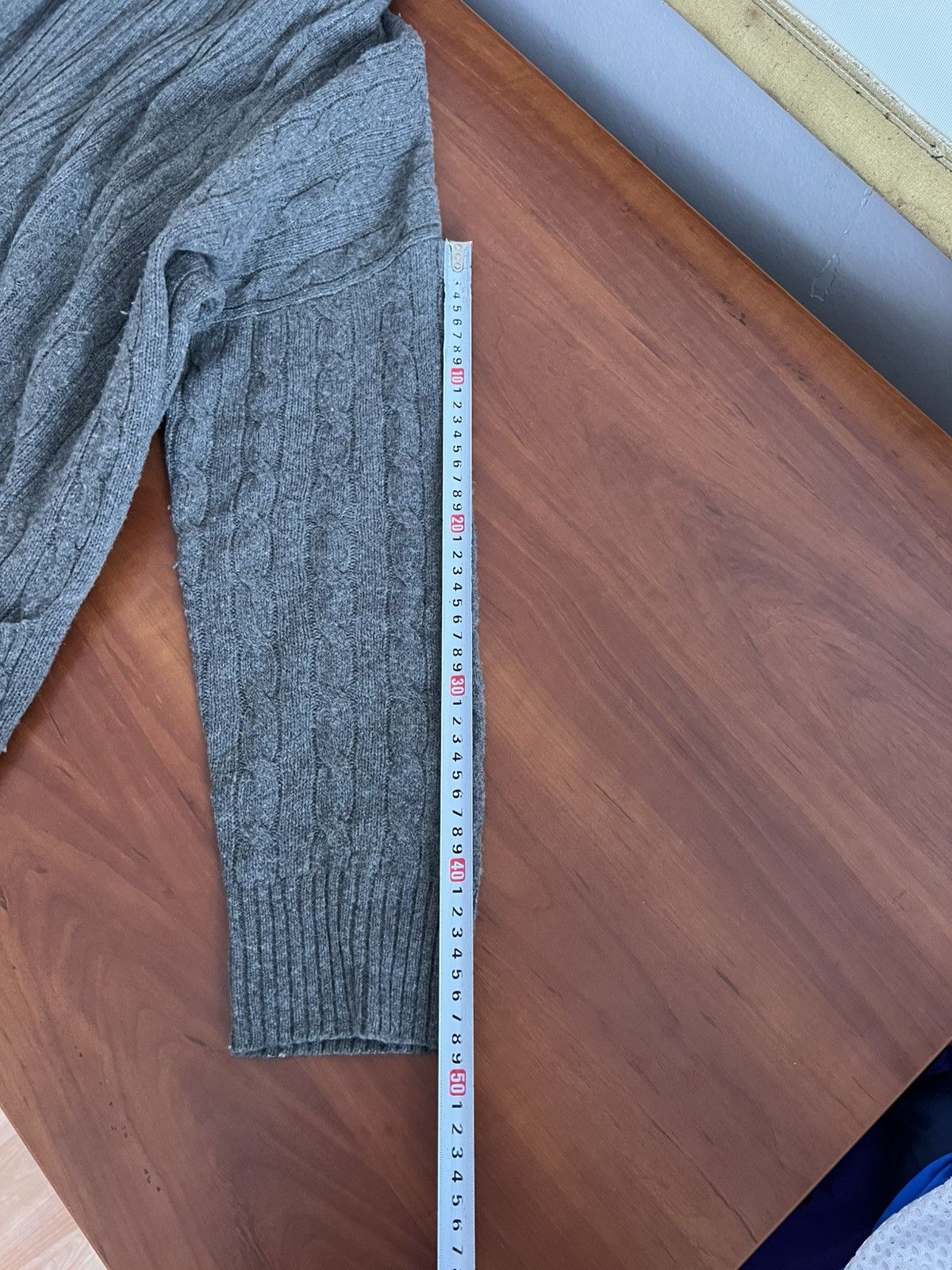 Polo Ralph Lauren POLO RALPH LAUREN WOOL/CASHMERE KNIT CABLE CARDIGAN LUX XL Size XL / US 12-14 / IT 48-50 - 16 Thumbnail