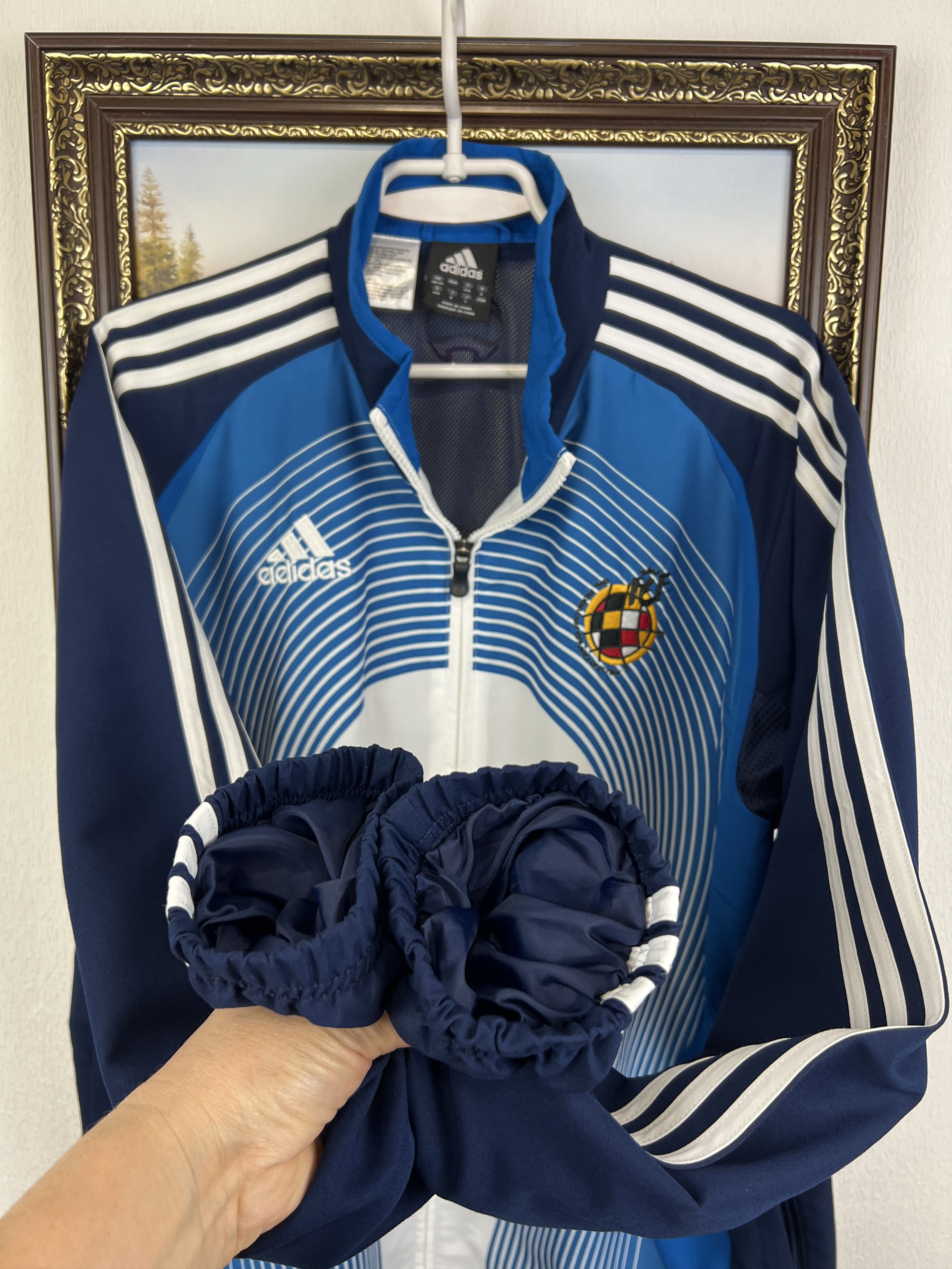 Adidas Spain Football Jacket Soccer Track Top World Cup National Size US M / EU 48-50 / 2 - 5 Thumbnail