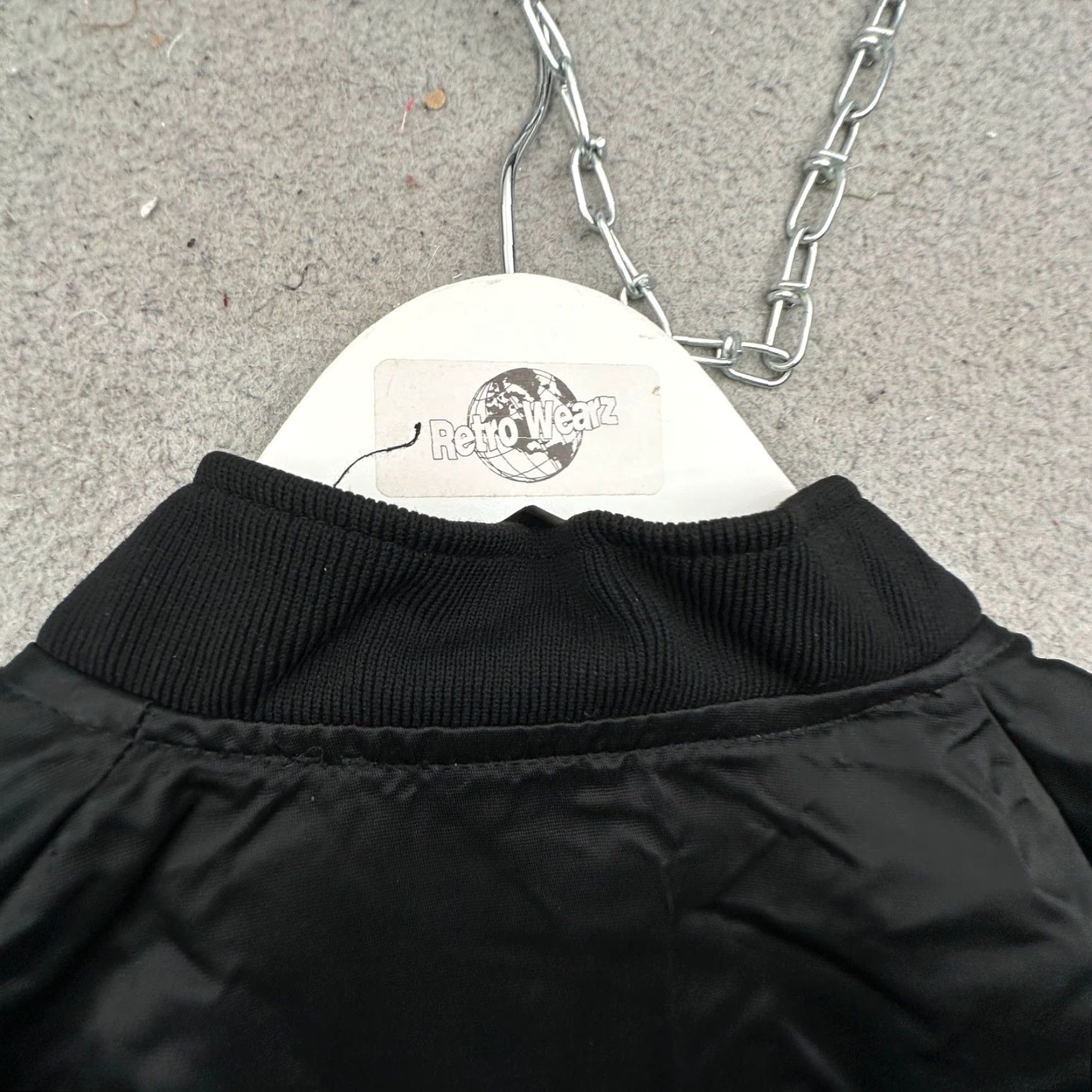 Vintage VINTAGE Leader Sportswear Bomber Nylon Jacket Mens XL Pockets Full Zip Black 80s Men Jacket Size US XL / EU 56 / 4 - 7 Thumbnail