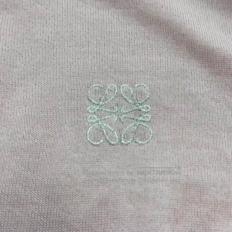 Loewe Loewe Pink embroidered logo cashmere sweater Size XS / US 0-2 / IT 36-38 - 7 Thumbnail