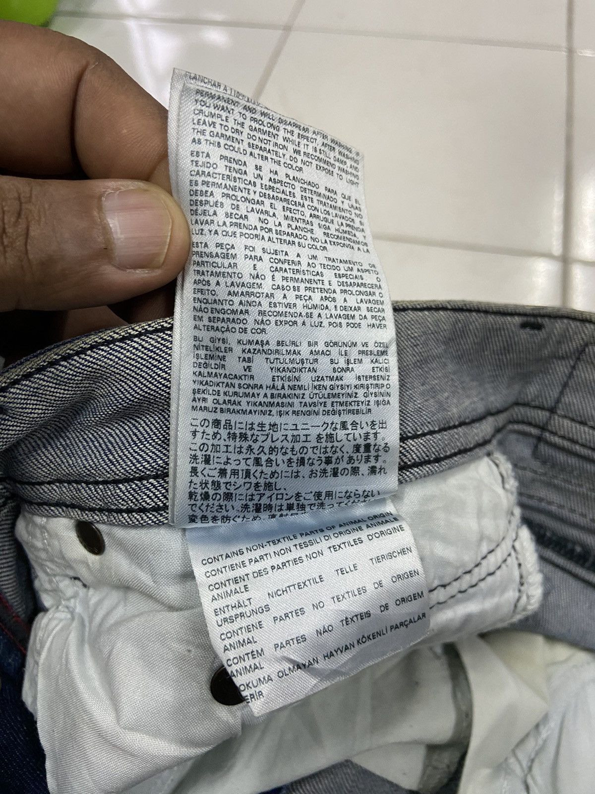 Diesel DIESEL INDUSTRY BELTHER REGULAR DISTRESSED SLIM JEANS Size US 30 / EU 46 - 14 Thumbnail
