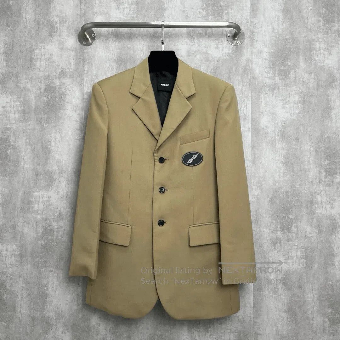 WE11DONE Welldone Logo Casual Blazer. Size S / US 4 / IT 40 - 1 Thumbnail