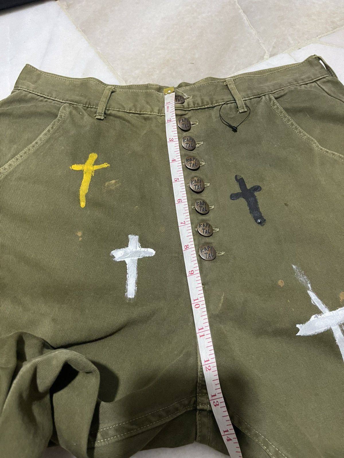 Kapital Kapital Army Green Custom Cross Pants Size US 30 / EU 46 - 15 Thumbnail