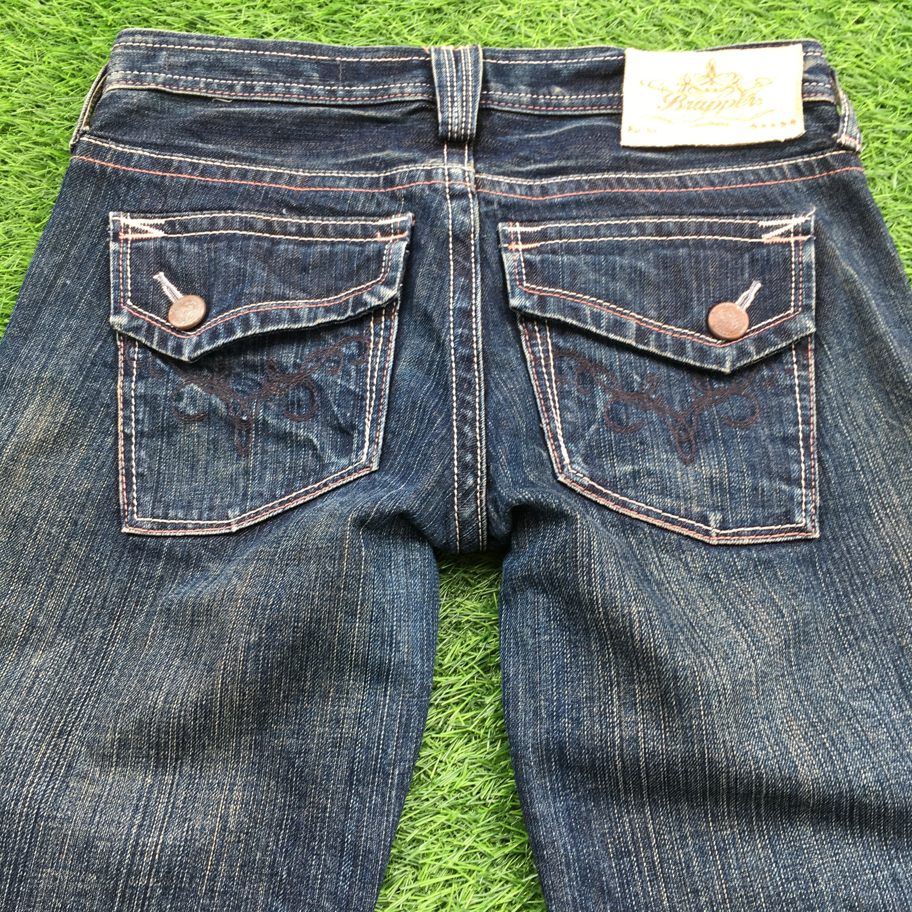 Japanese Brand Japan Low Rise Kick Flare Bootcut Jeans D-1225 Size 27" / US 4 / IT 40 - 4 Thumbnail