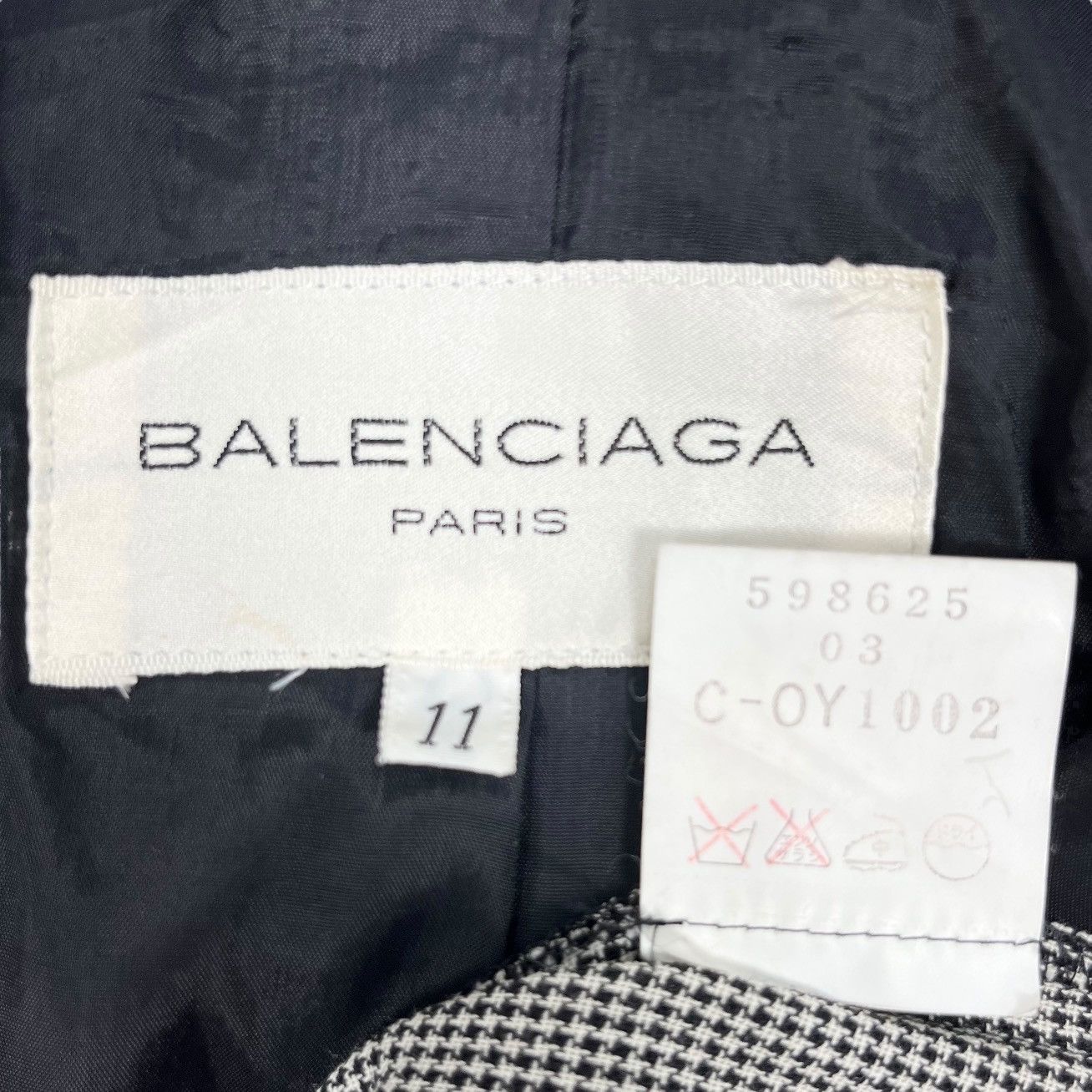 Balenciaga × Designer Balenciaga Cropped Short Single Button Women’s Blazer Jacket Size M / US 6-8 / IT 42-44 - 8 Thumbnail