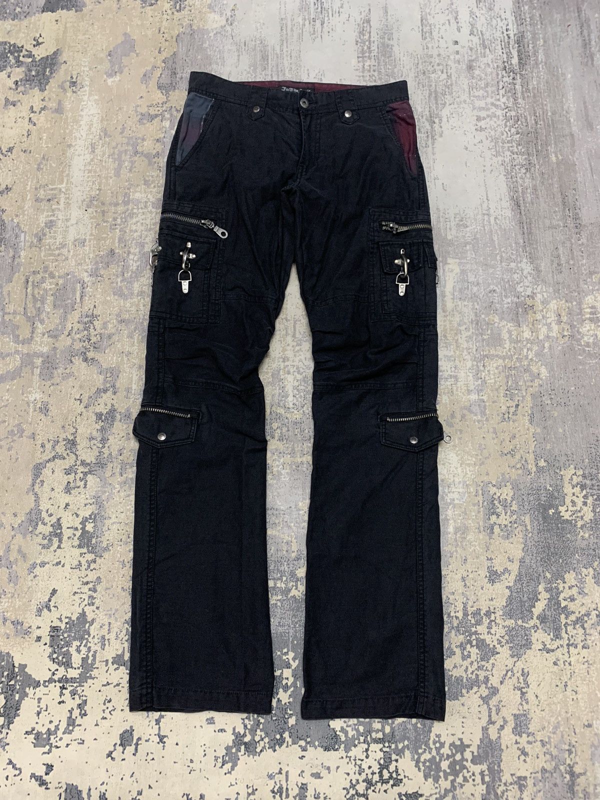 Japanese Brand In The Attic Cyber Y2K Multi-Pocket Bondage Pants Punk 30x32 Size US 30 / EU 46 - 3 Thumbnail