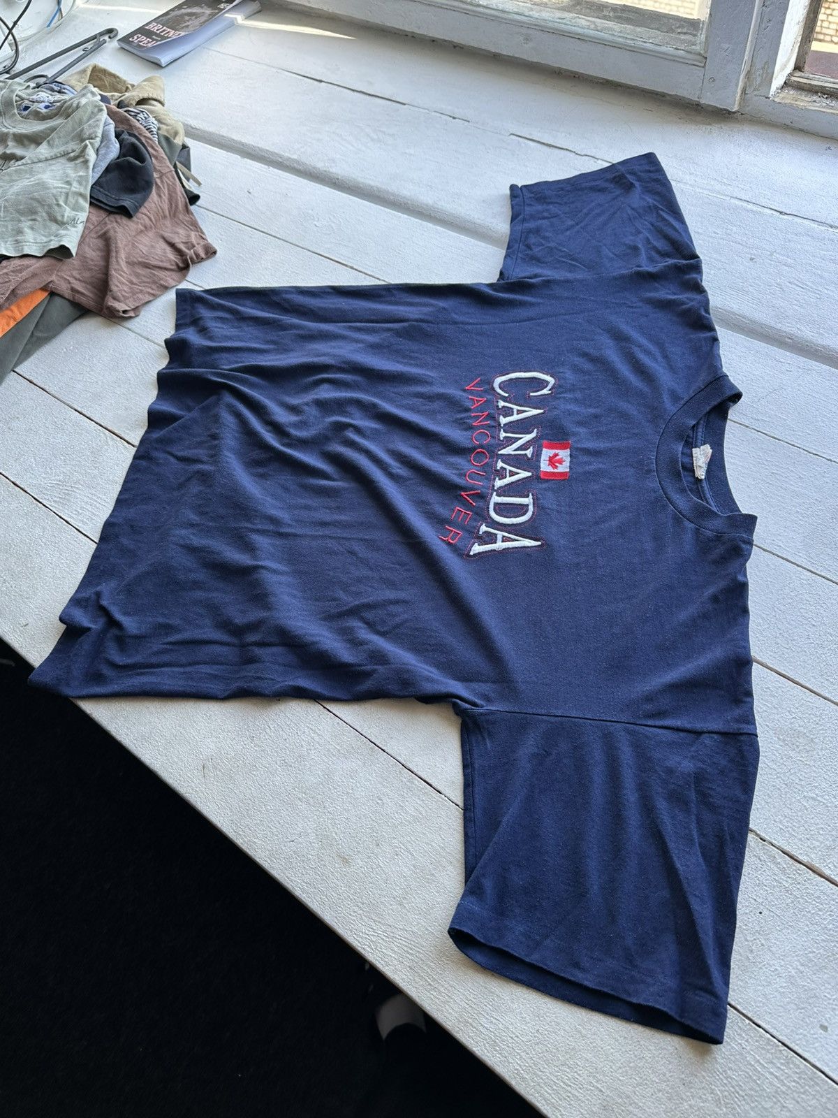 Vintage 🚨 VINTAGE VANCOUVER CANADA BIG LOGO T -shirt rare archive Size US L / EU 52-54 / 3 - 2 Thumbnail
