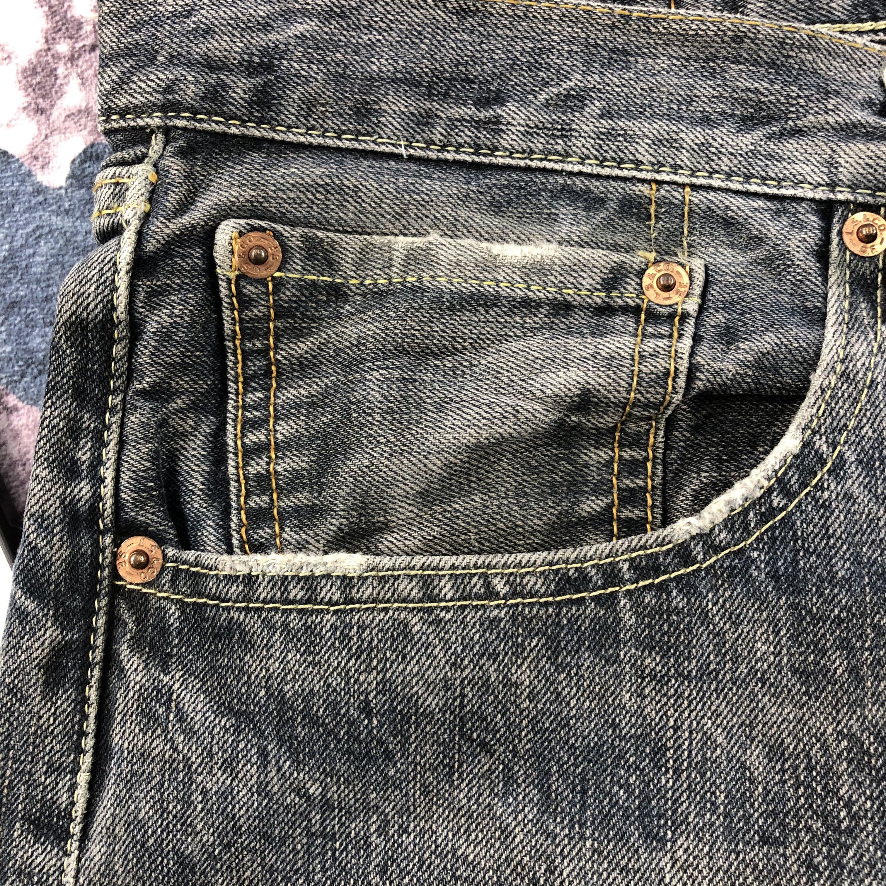 Levi's × Vintage Vintage Levis 501 Black Jeans-JM2352 Size US 41 - 15 Thumbnail