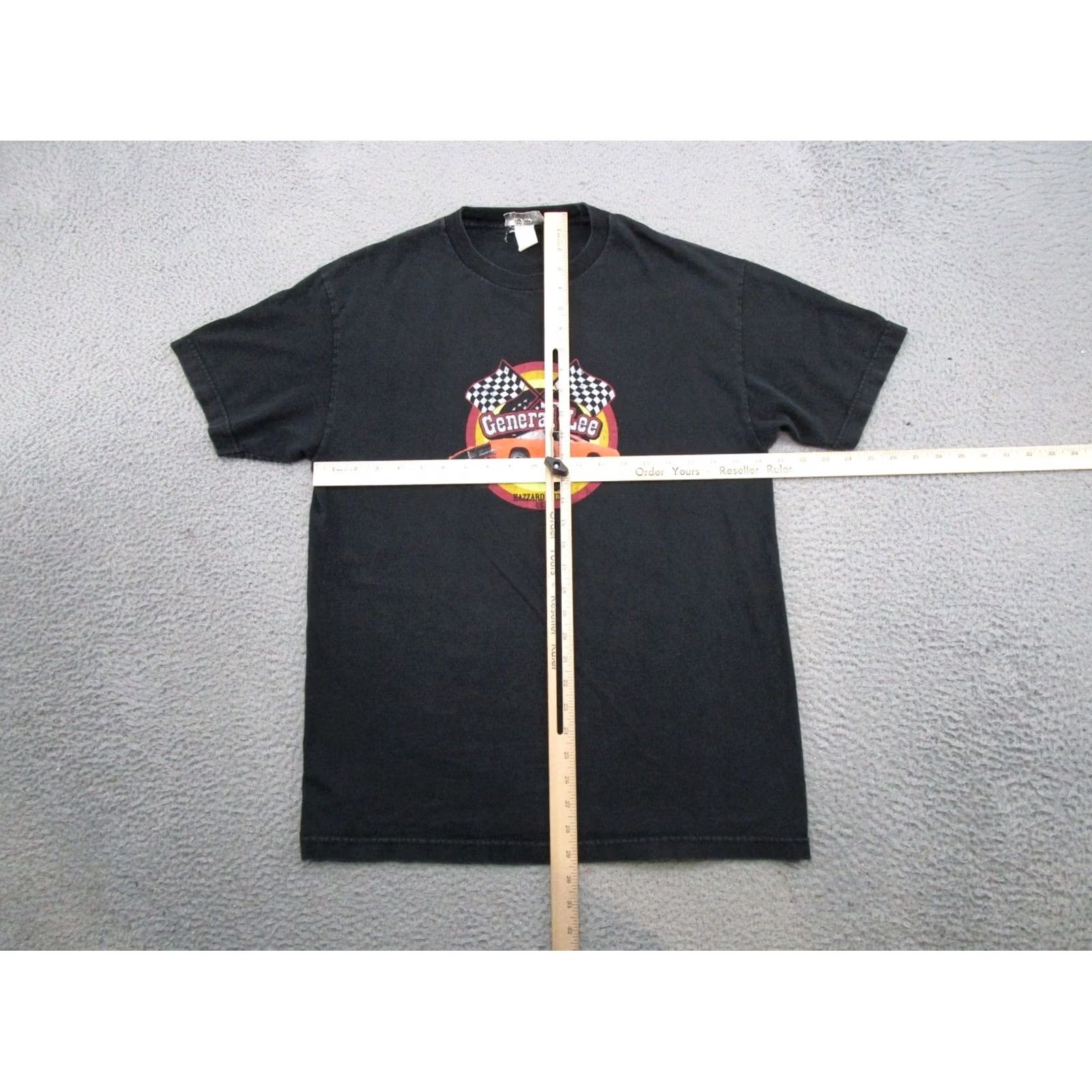 Lee VTG Dukes of Hazzard General Lee Movie Promo Graphic T-Shirt Size L Shirt Men Black Cotton Knit Short Sleeve Crew Neck UPC? Size US L / EU 52-54 / 3 - 5 Thumbnail