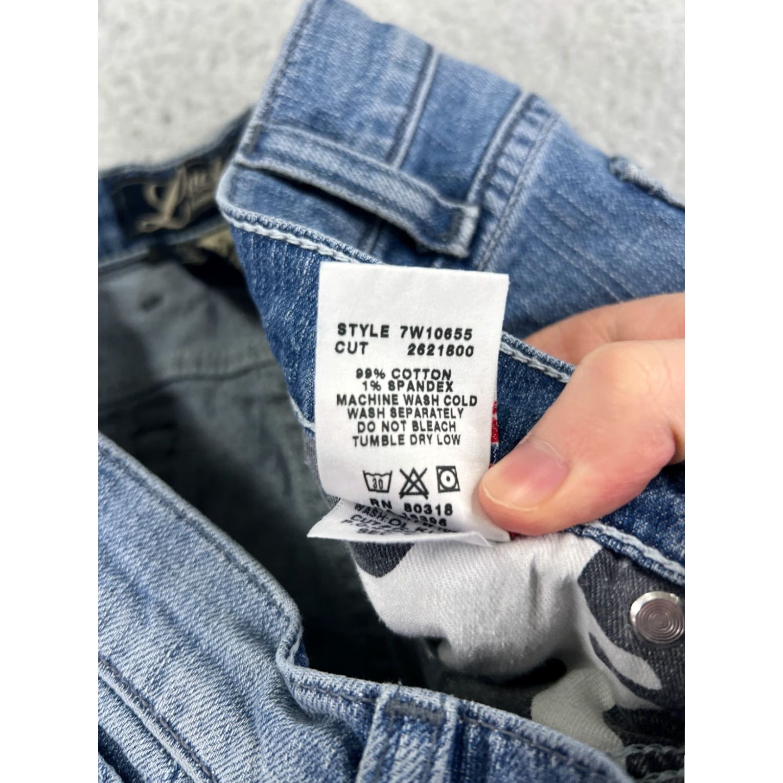 Lucky Brand Lucky Brand Jeans Pants Womens 6 Blue Denim Cropped 30x22 90s Designer 5-Pocket Denim Regular Womens Size 28" / US 6 / IT 42 - 5 Thumbnail