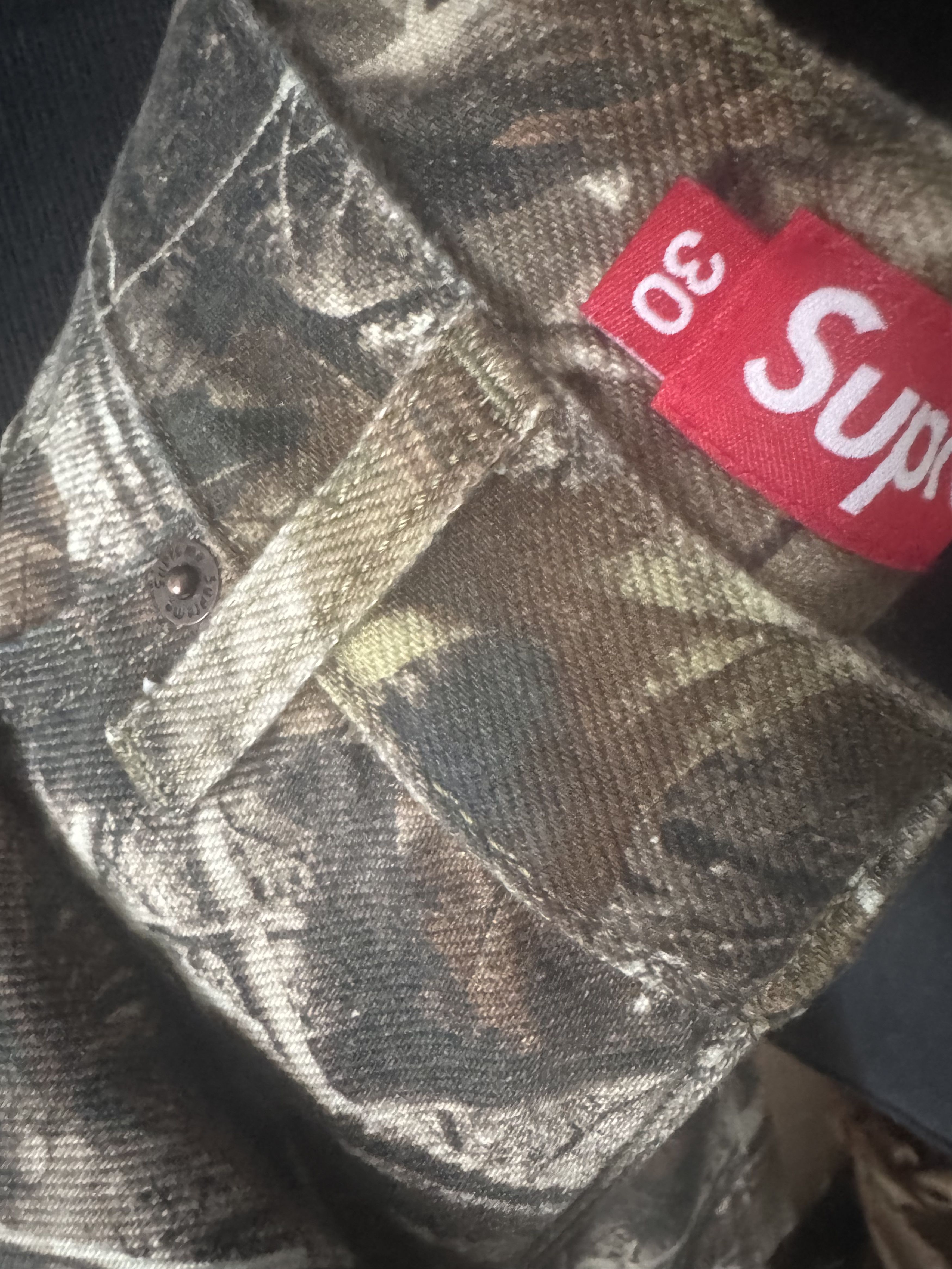 Supreme Baggy Jean Camo Size US 30 / EU 46 - 8 Thumbnail