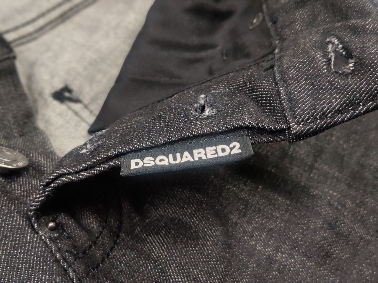 Dsquared2 Dsquared2 luxury Design Dark graphite Denim Straight jeans Size US 31 - 13 Thumbnail