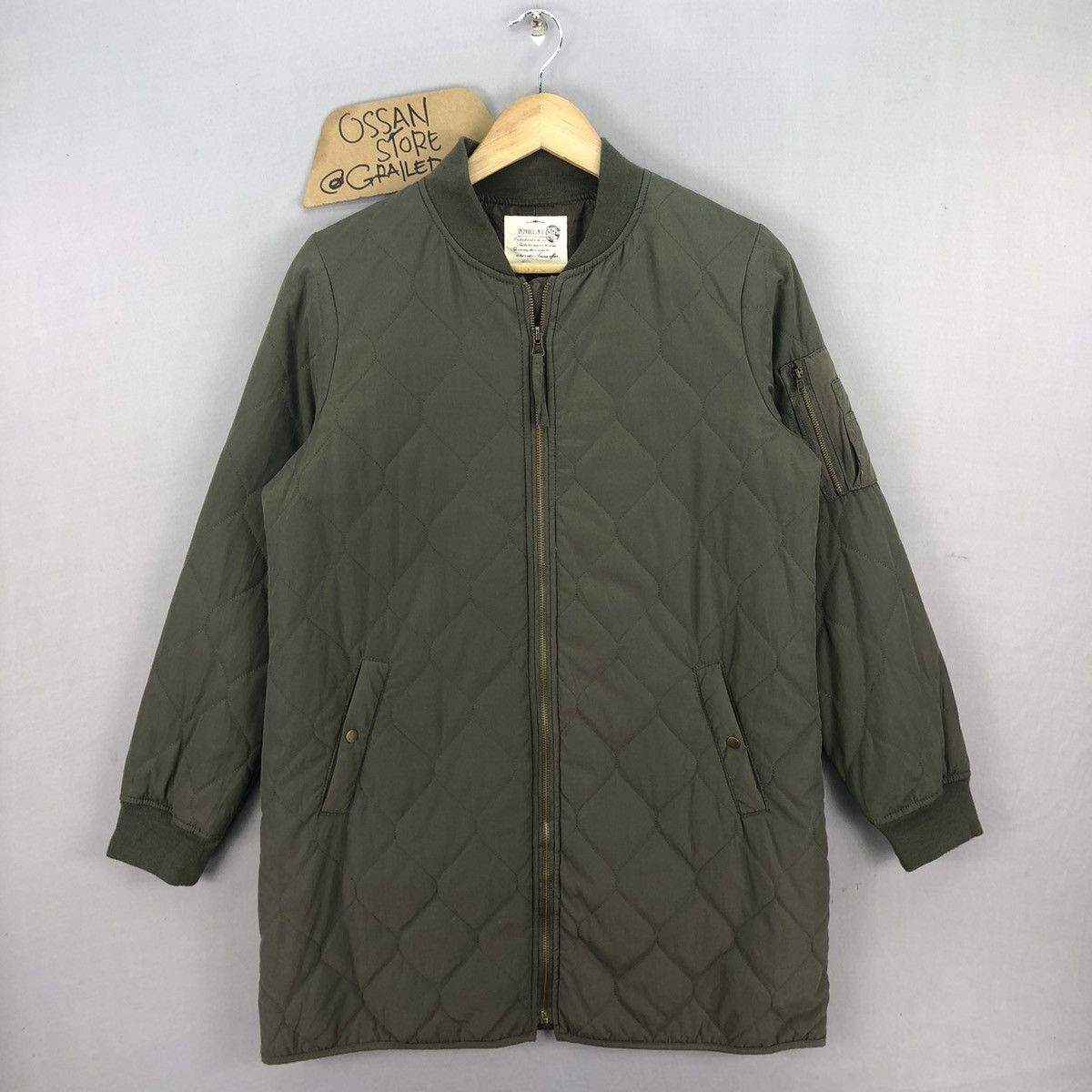 Japanese Brand Vintage Japanese Brand Spinkle Quilted Zipper Long Jacket Size US S / EU 44-46 / 1 - 1 Thumbnail