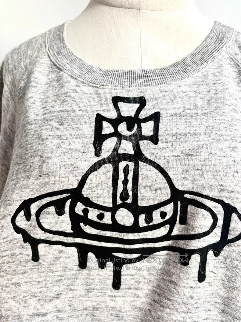 Vivienne Westwood Vivienne Westwood Grey Saturn Sweatshirt Size ONE SIZE - 6 Thumbnail