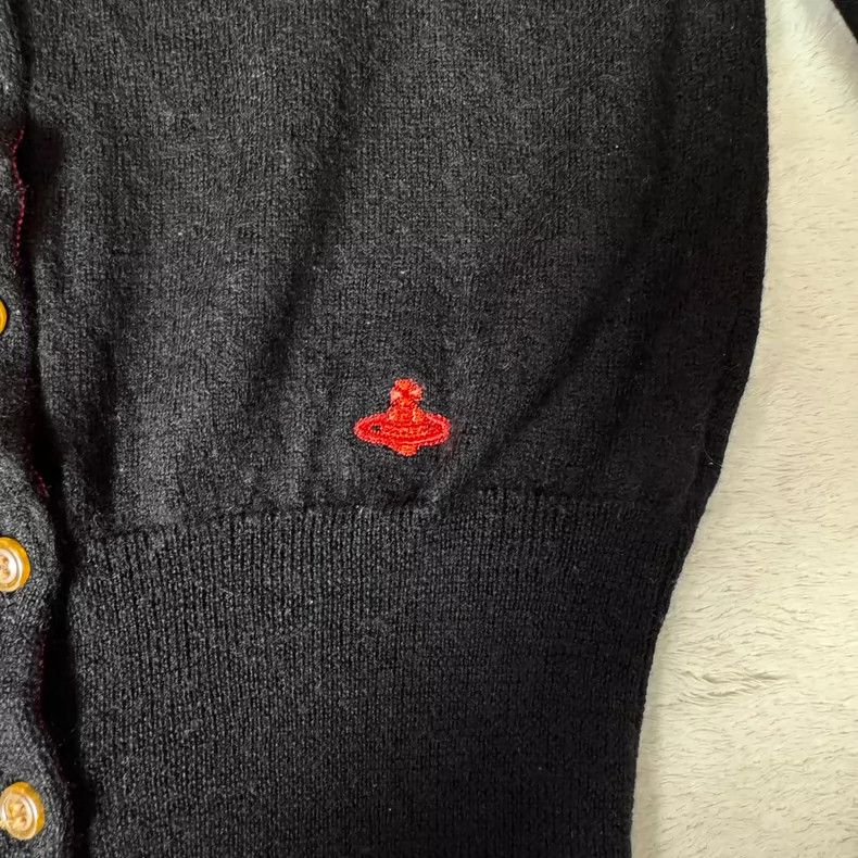 Vivienne Westwood Vivienne Westwood A black wool knit cardigan Size M / US 6-8 / IT 42-44 - 5 Thumbnail