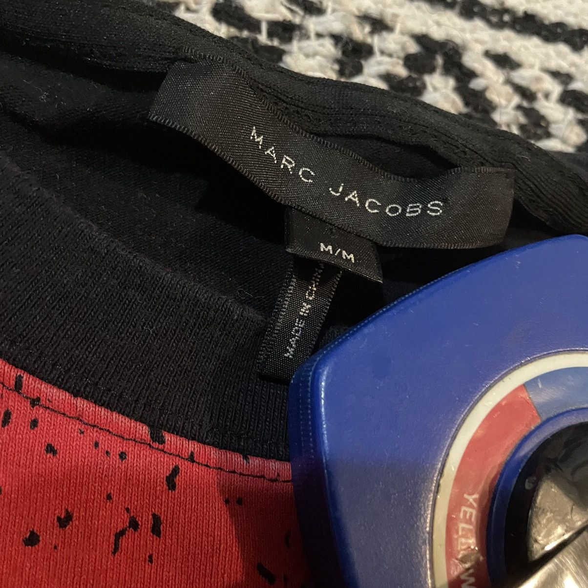 Marc Jacobs Marc Jacobs Mickey Mouse Upside Down T-Shirt Size M Black Size US M / EU 48-50 / 2 - 8 Thumbnail