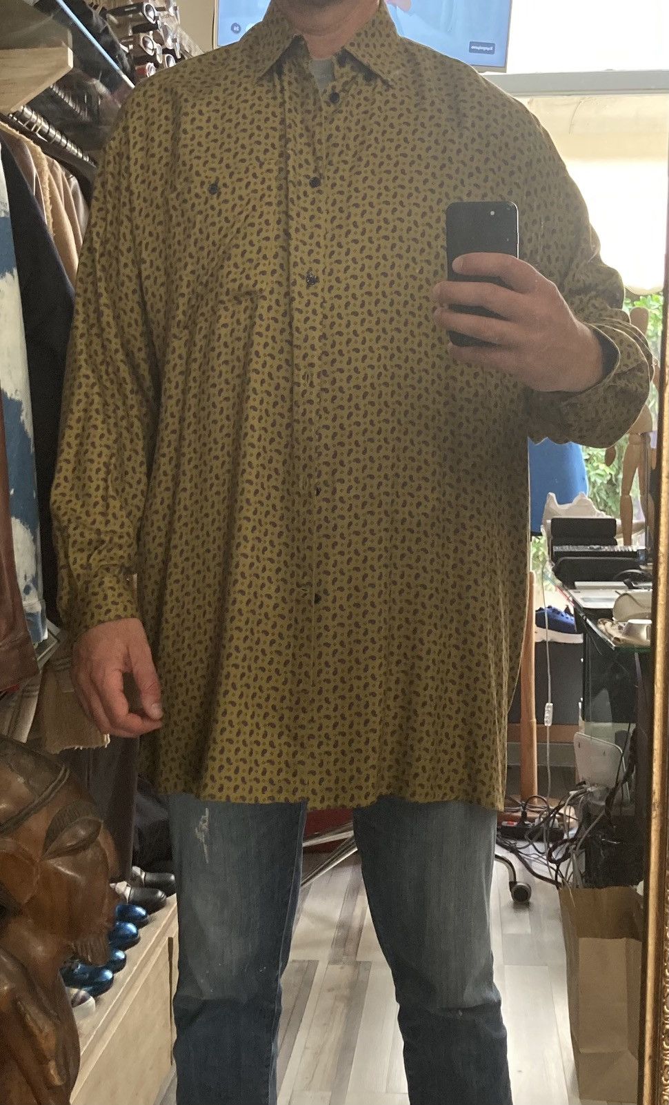 Balenciaga Balenciaga Oversized Shirt Size US XL / EU 56 / 4 - 7 Thumbnail