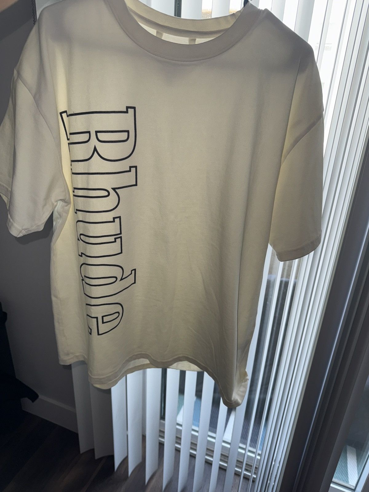 Rhude black side Logo Tee