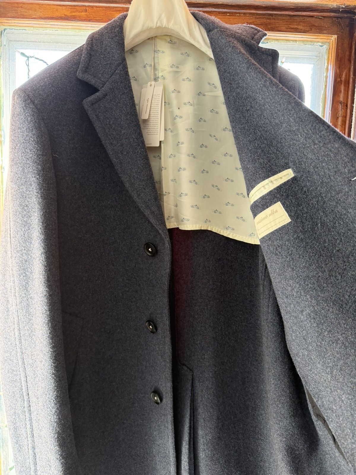 Massimo Alba $2.2K slate-blue wool coat, IT50, made in Italy Size US M / EU 48-50 / 2 - 3 Thumbnail