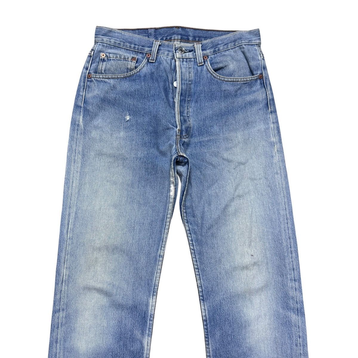 Levi's Vintage 90s Levis 501 Jeans Distressed Grunge Size US 31 - 3 Thumbnail