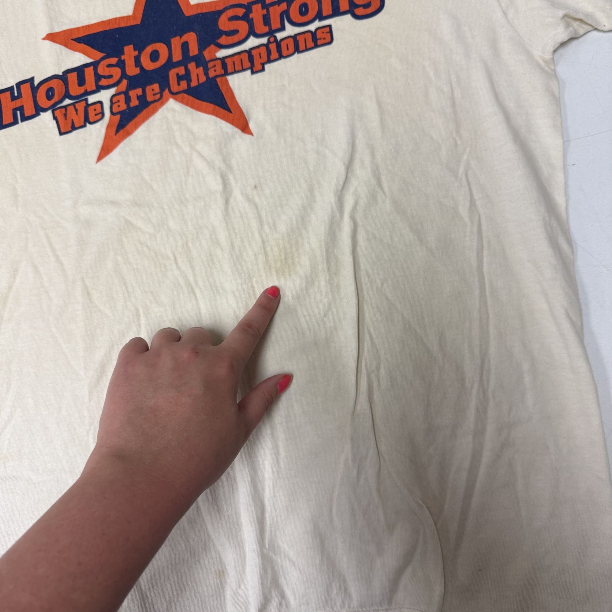 Other 80's MLB Astros HOUSTON STRONG We Are CHAMPIONS Baseball Tee Size US M / EU 48-50 / 2 - 7 Thumbnail