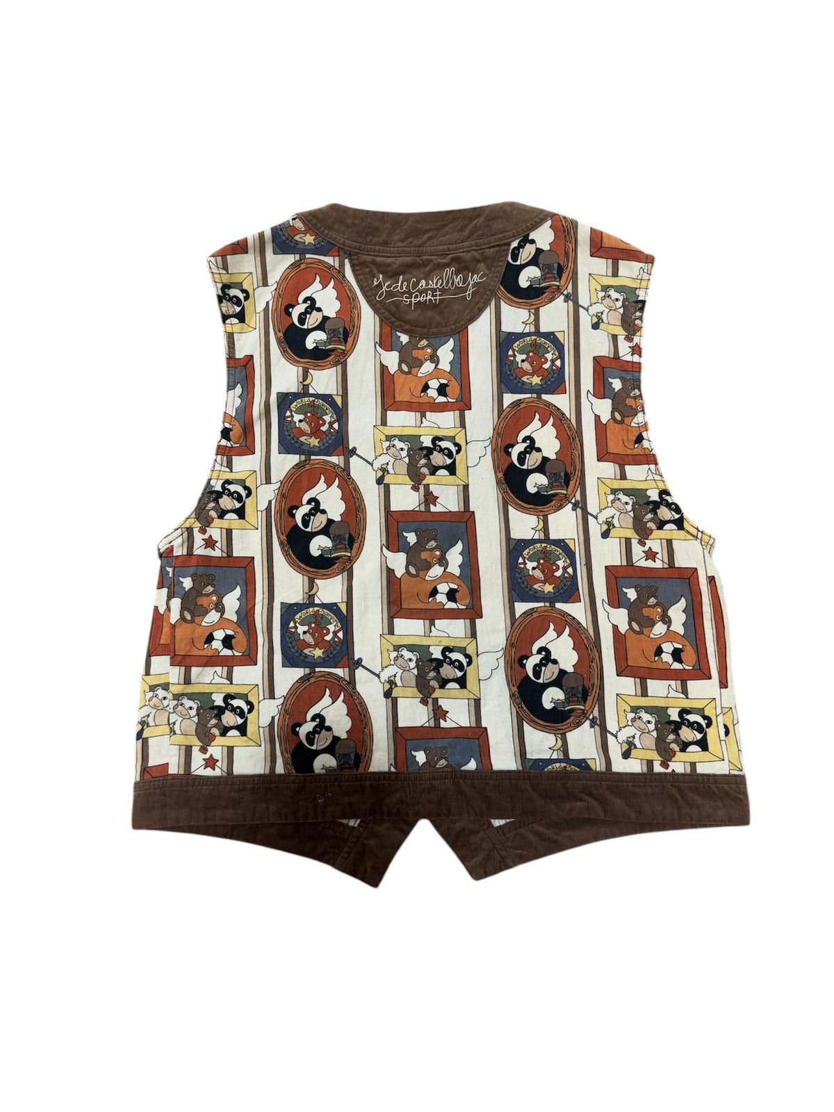 Jean Charles De Castelbajac × Vintage Vintage Jean Charles de Castelbajac Sport Cartoon Vest Size US M / EU 48-50 / 2 - 4 Thumbnail