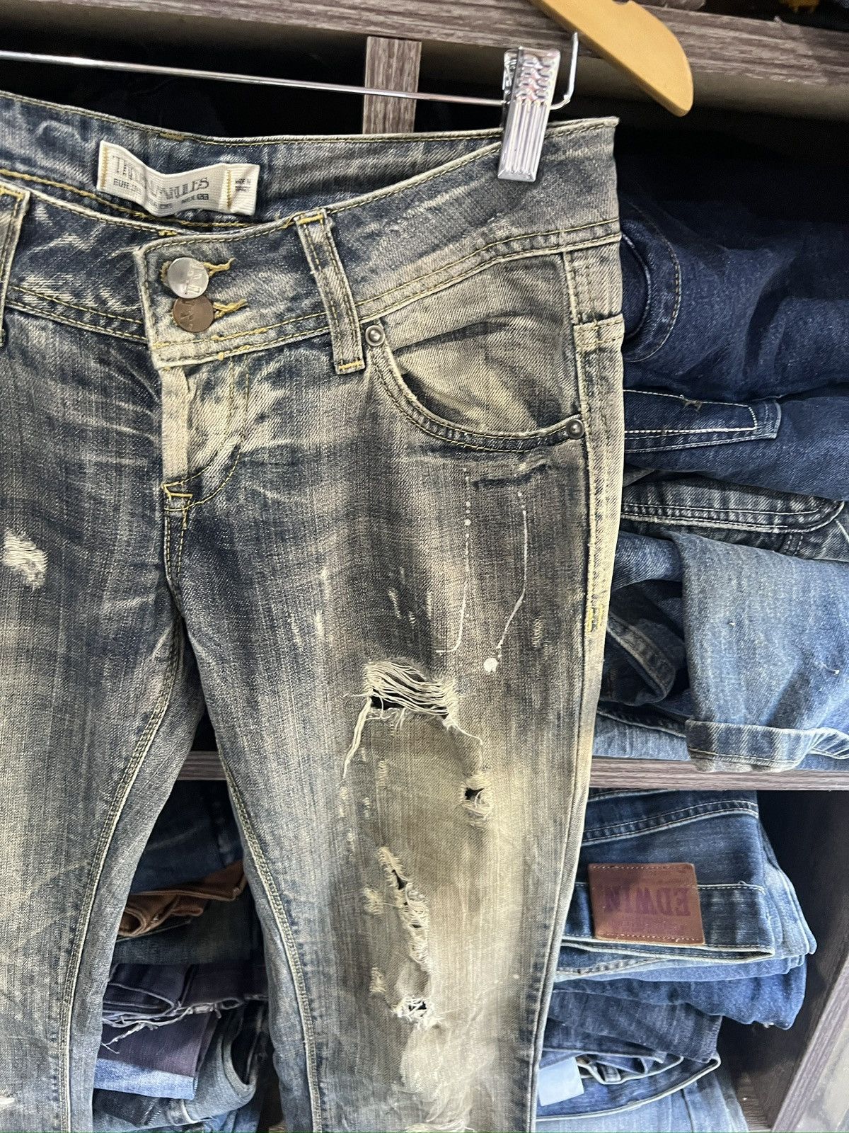 Zara 🔥Zara Distressed Denim Size 31" - 7 Thumbnail