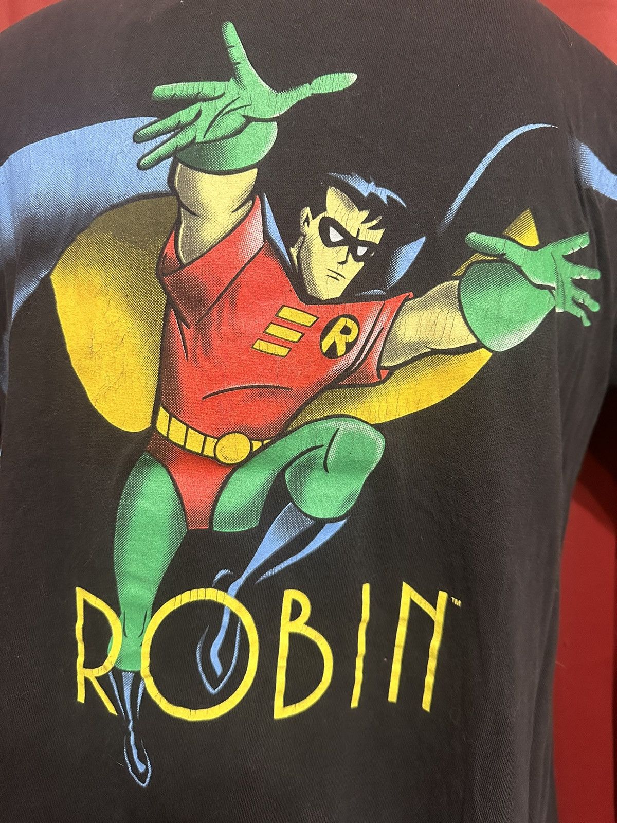 DC Comics × Vintage Vintage The Adventures of Batman Tshirt DC Cartoon Grail Size US M / EU 48-50 / 2 - 8 Thumbnail
