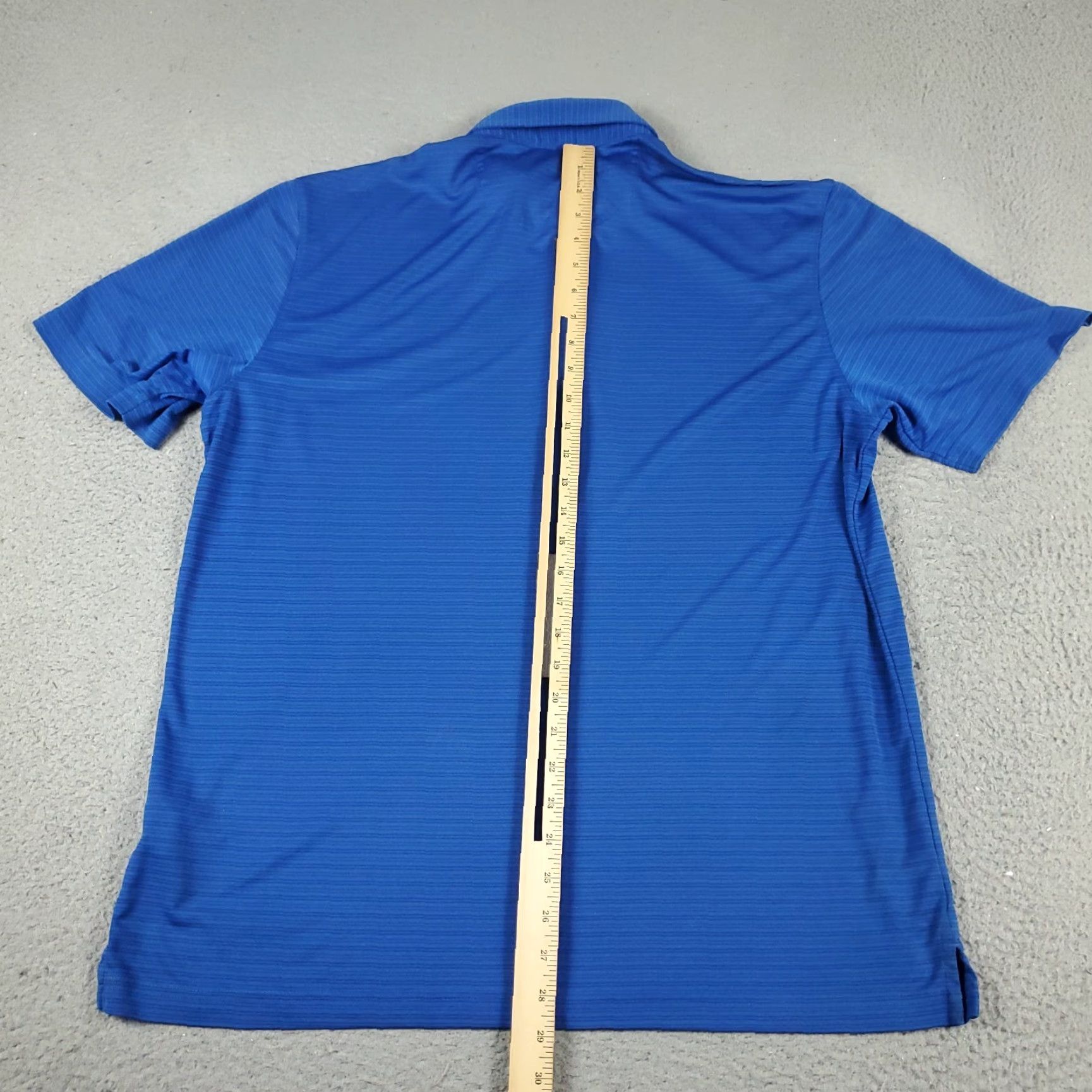 Vintage Greg Norman Polo Shirt Mens L Blue Striped Shark Golf Casual Short Sleeve Polo Shirt Size US L / EU 52-54 / 3 - 7 Thumbnail