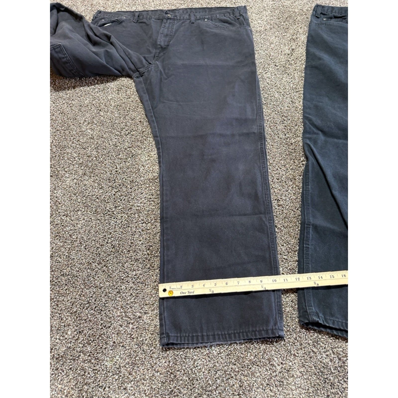 Dickies Dickies Jeans Men 44x32 Straight Cotton Denim Black 5-Pocket Regular Zip Solid Vintage? No (Not Vintage) +? Just format guidelines. Size US 44 / EU 60 - 7 Thumbnail