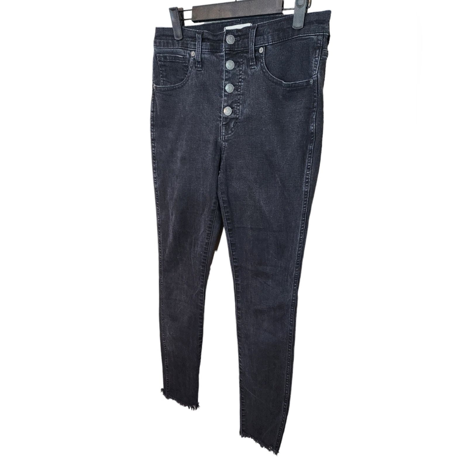 Madewell Madewell 10" High Rise Skinny Jeans Button edition 27 Size 27" / US 4 / IT 40 - 8 Thumbnail