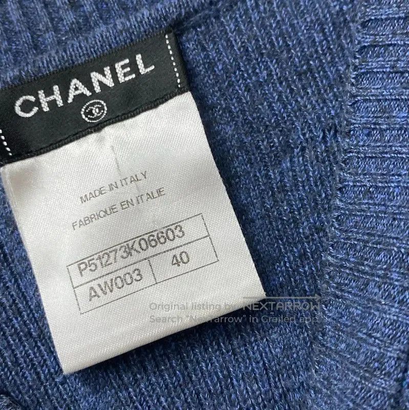 Chanel Chanel Summer Peacock Blue Short Sleeve T-shirt . Size XXS / US 00 / IT 34 - 6 Thumbnail