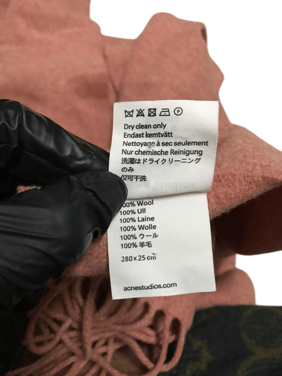 Acne Studios Acnes Studio Fringe Wool Scarf Size ONE SIZE - 4 Thumbnail