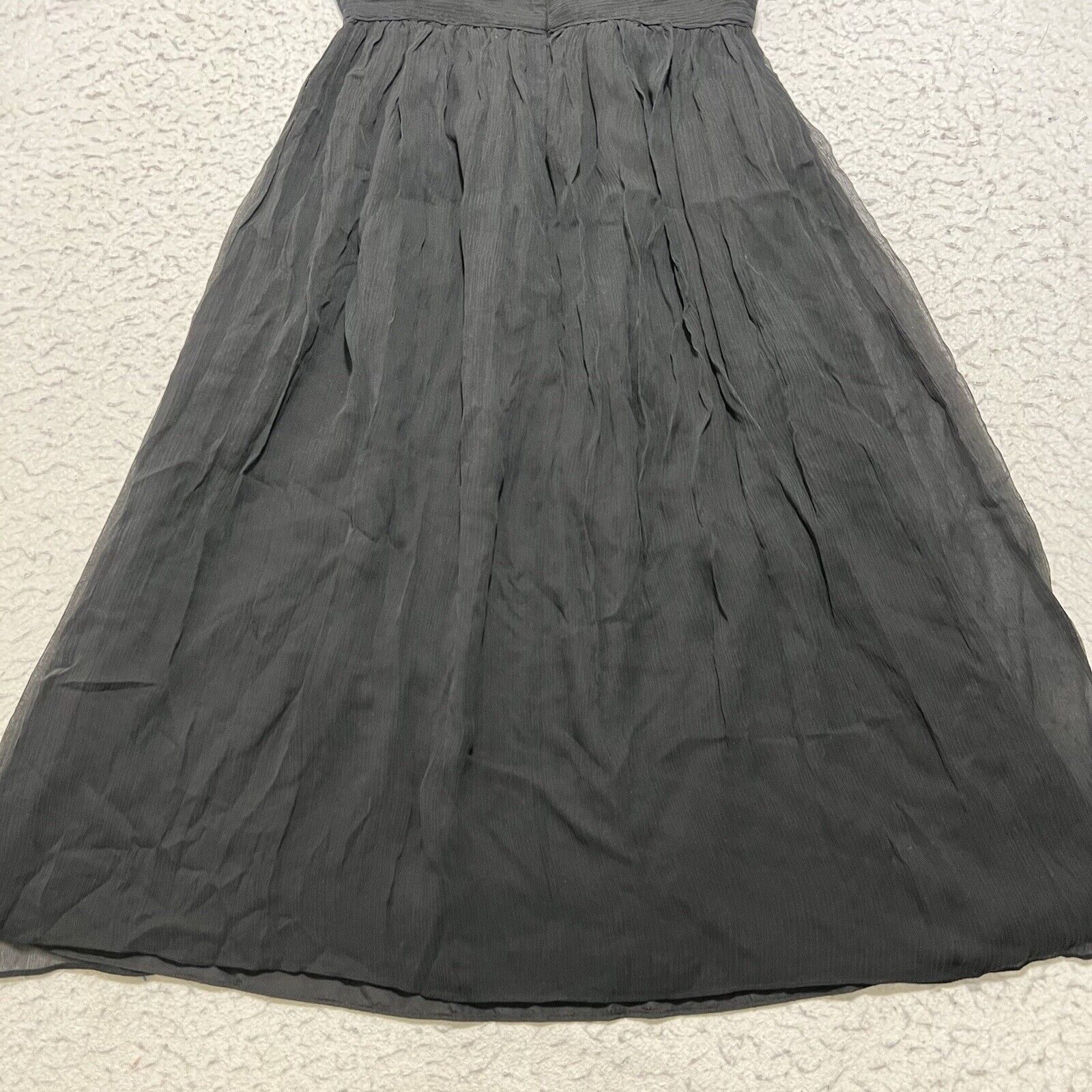 J.Crew J. Crew Emily Silk Chiffon Cocktail Dress Lined Sleeveless Size XS / US 0-2 / IT 36-38 - 10 Thumbnail