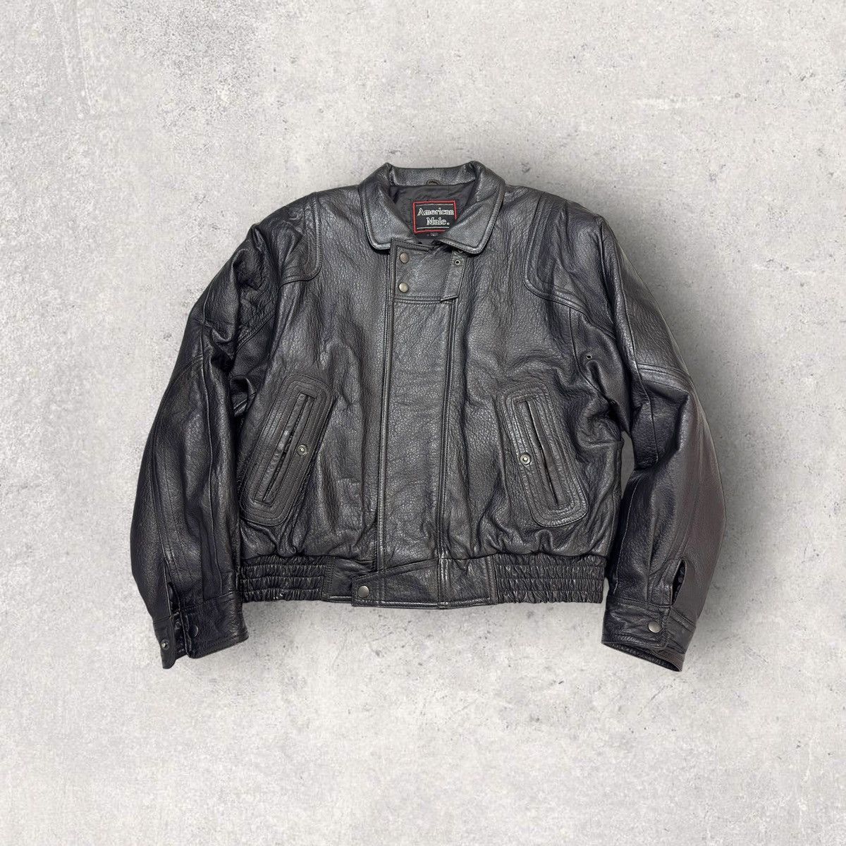 Vintage Vintage American Male leather jacket Size US L / EU 52-54 / 3 - 1 Thumbnail