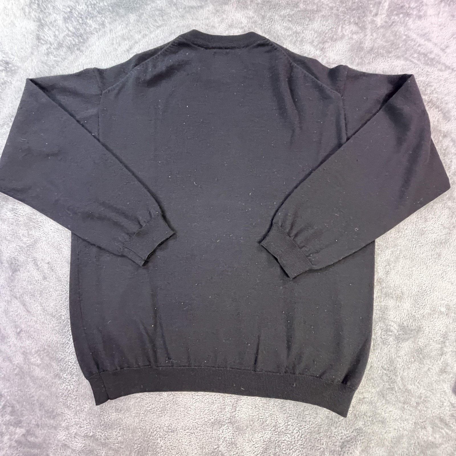 Gap Vintage GAP Sweater Mens XL Black Merino Wool Crewneck 90s Size US XL / EU 56 / 4 - 2 Thumbnail