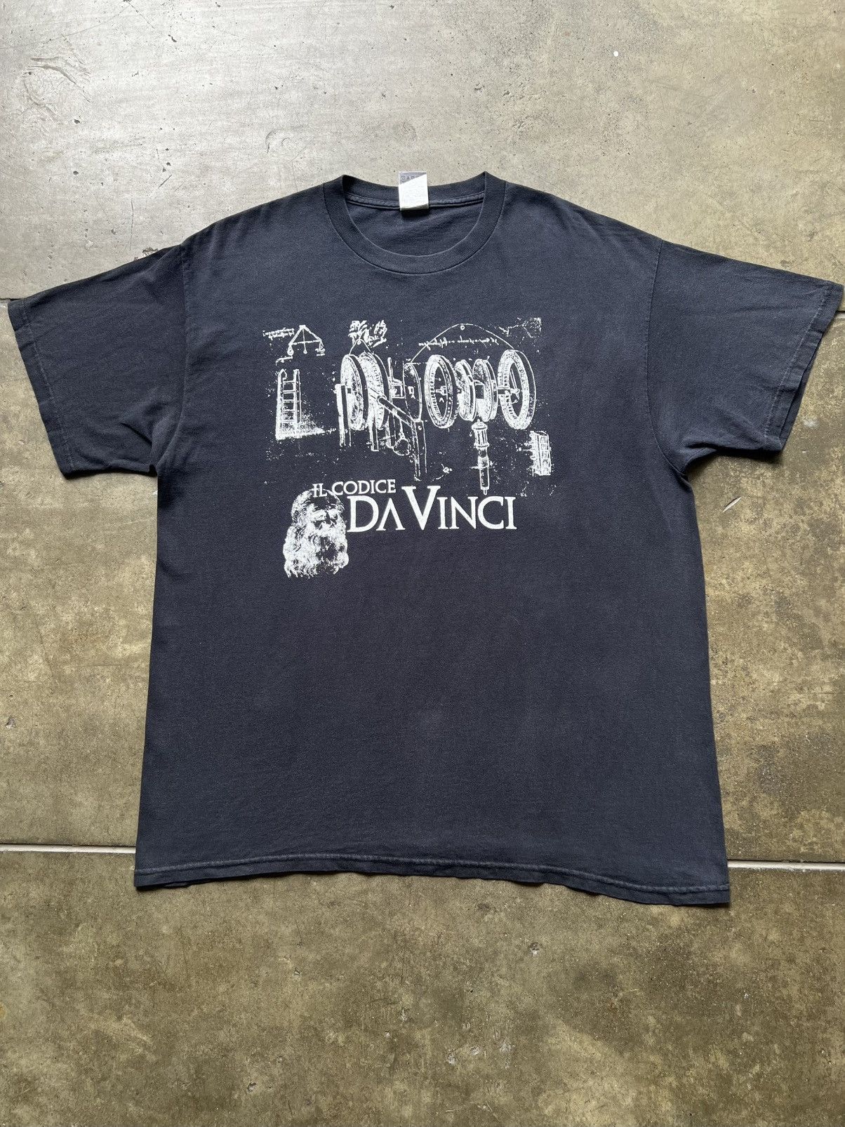 Vintage ‘00s The Da Vinci Code Movie Promo Tee Shirt Art Warhol Size US XL / EU 56 / 4 - 1 Thumbnail