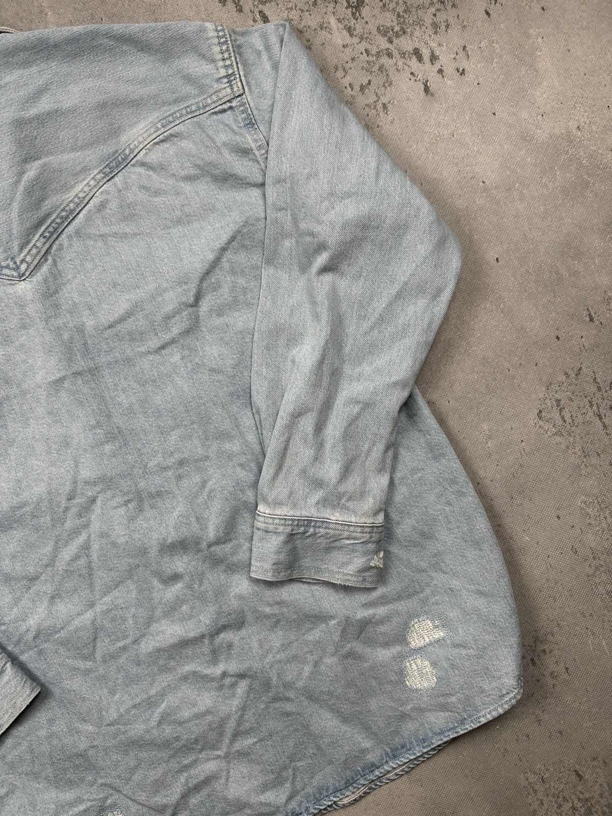 Levi's Levis Dorsey Western Denim Jacket Shirt Oversized Fit Size M / US 6-8 / IT 42-44 - 4 Thumbnail