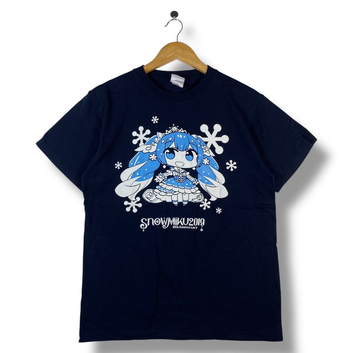 Anime SNOW MIKU 2019 10th Anniversary Graphic Tee Shirt Size US M / EU 48-50 / 2 - 1 Thumbnail
