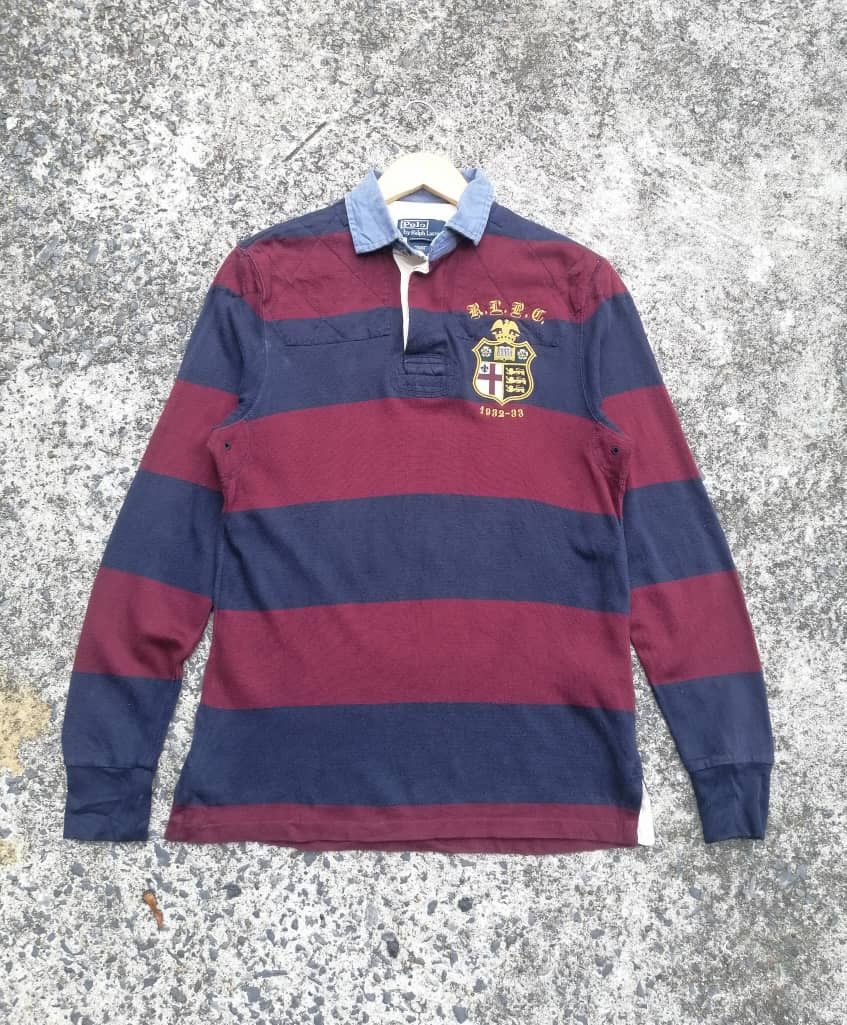 Polo Ralph Lauren Polo Ralph Lauren Polo Rugby Longsleeve Shirt Size US S / EU 44-46 / 1 - 1 Thumbnail