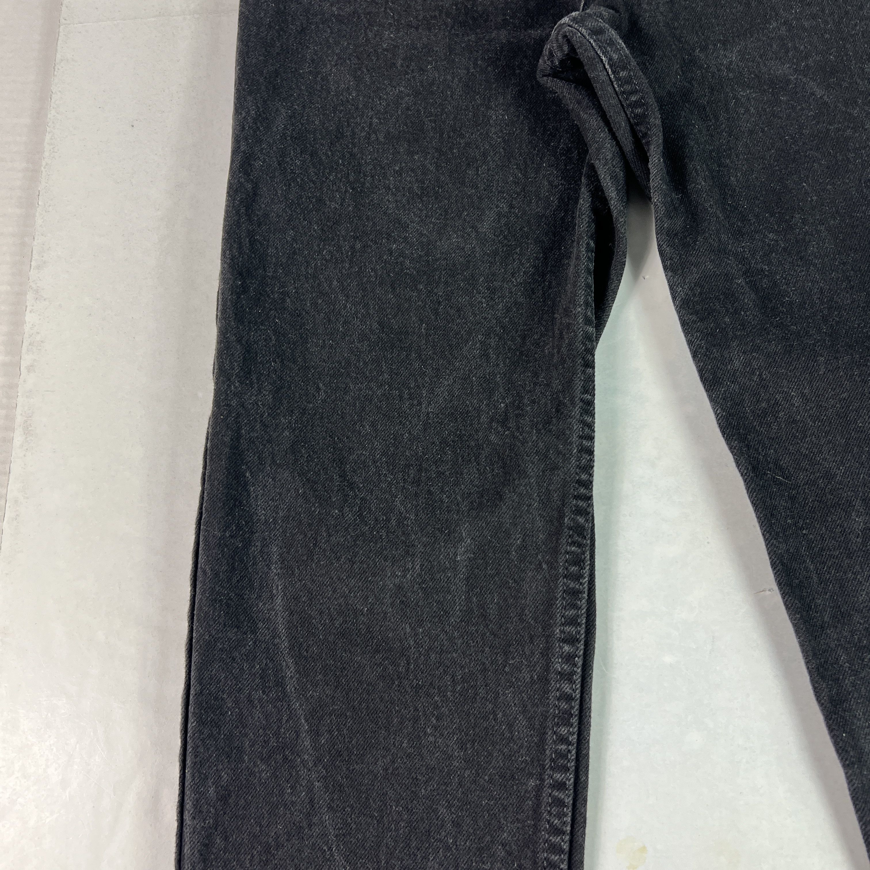 Levi's VTG Levi's Jeans 512 Slim Tapered High Rise Black Denim USA Size 26" / US 2 / IT 38 - 4 Thumbnail