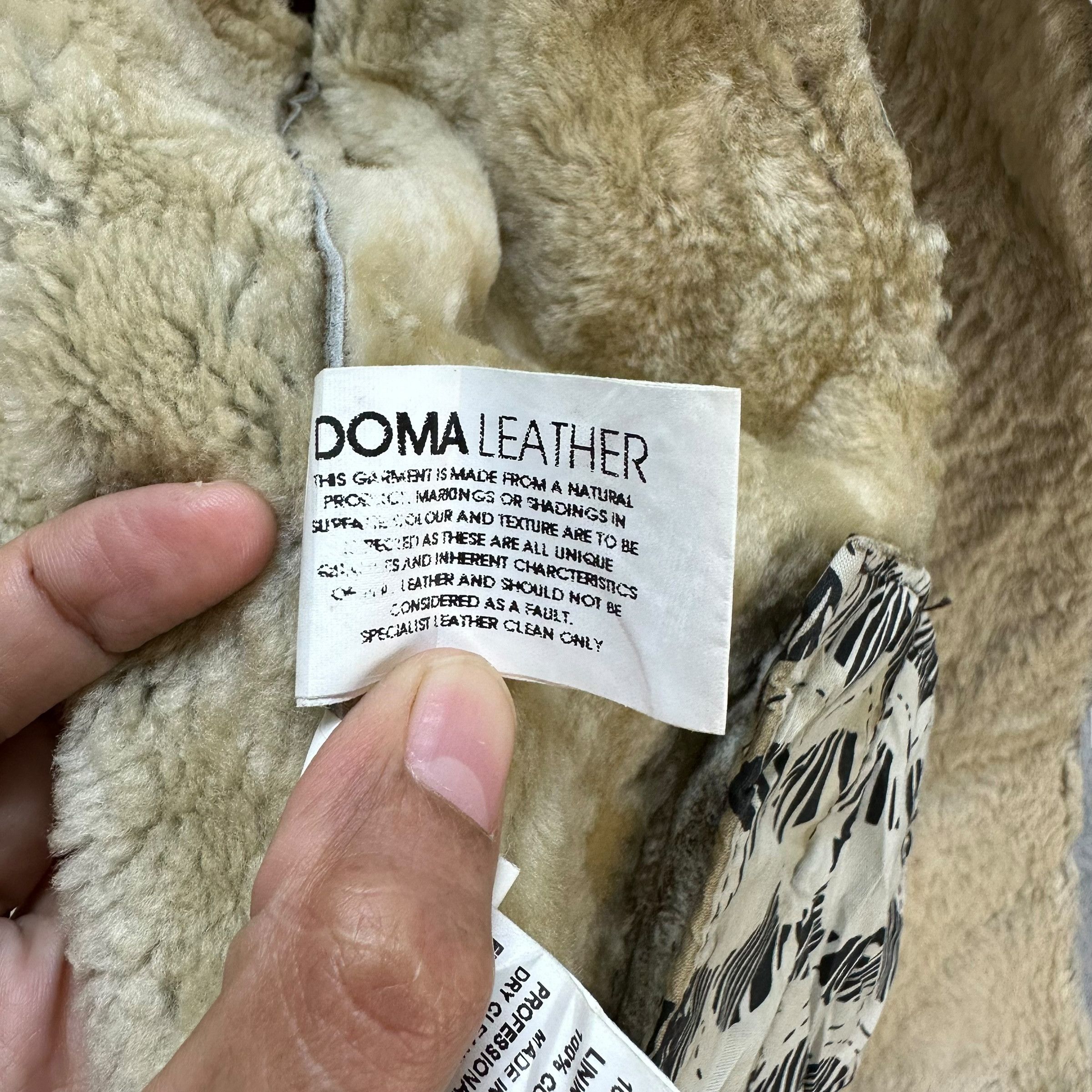 Genuine Leather DOMA LEATHER Jacket Women's Shearling Jacket #1511-A62 Size S / US 4 / IT 40 - 14 Thumbnail