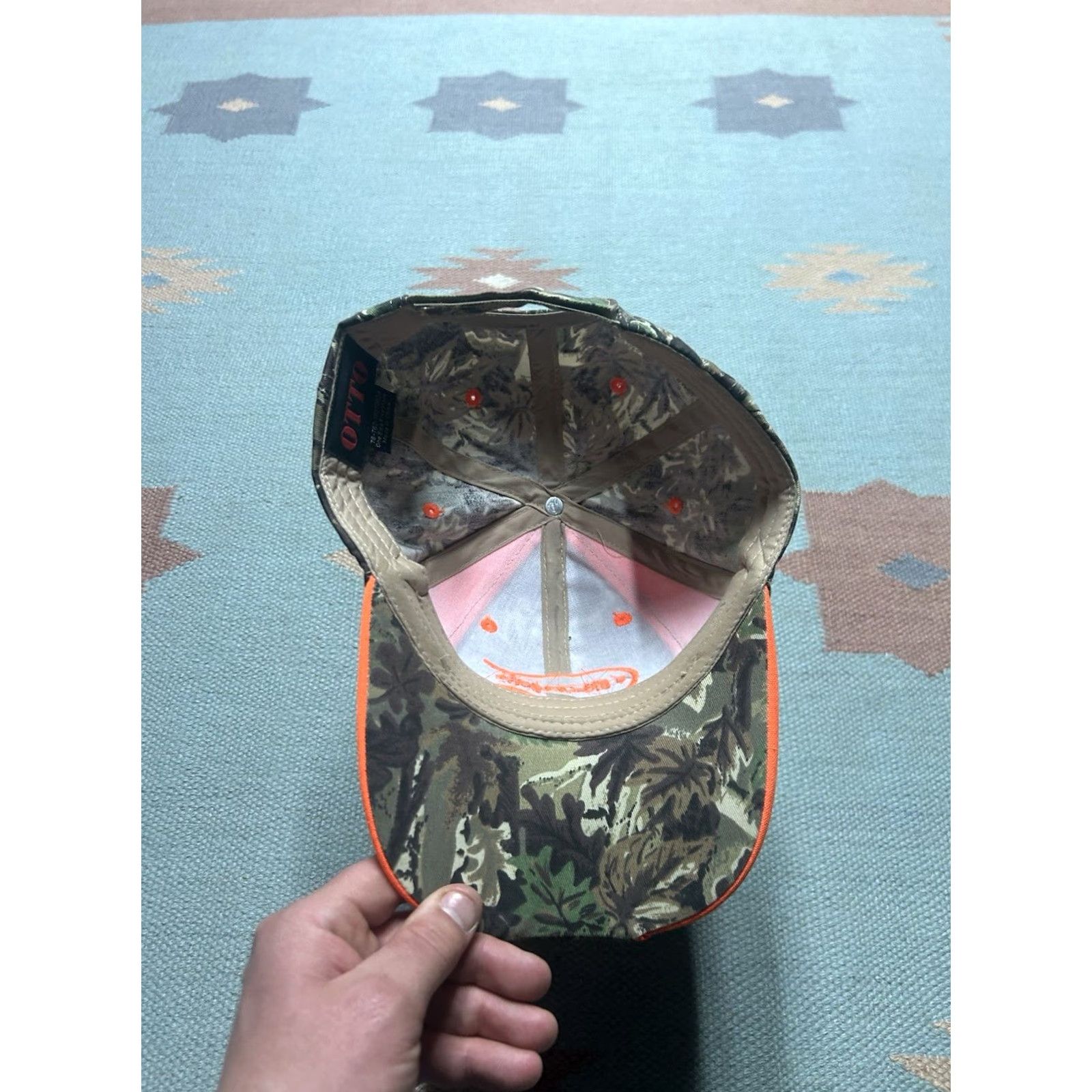 Realtree Realtree Bio Oregon Strapback Hat Camo Cap Hi Vis Orange Fish Feed Adjustable Real Tree Multicolor Men Strapback Hat Size ONE SIZE - 5 Thumbnail